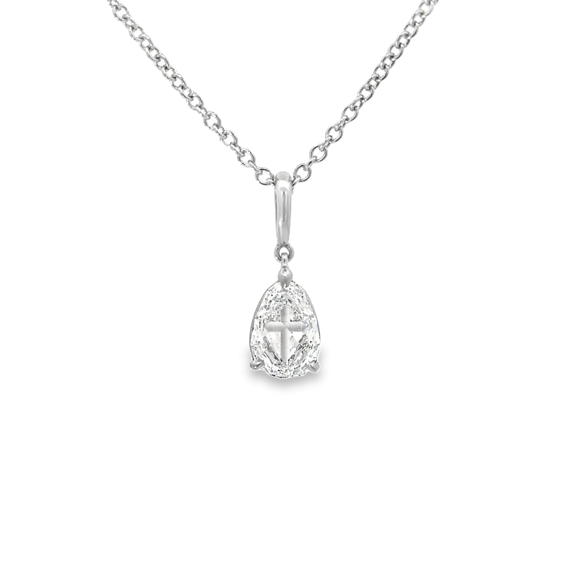 1.53 Carat Cross Diamond Pendant (F/VS1) (9066241524014)