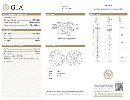 6.02 Carat Round Diamond Studs (G/SI1) (8617303736622)