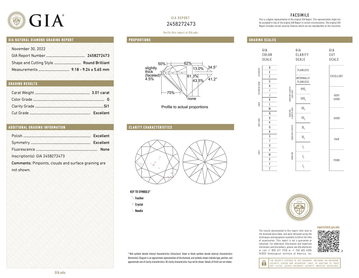 6.02 Carat Round Diamond Studs (G/SI1) (8617303736622)