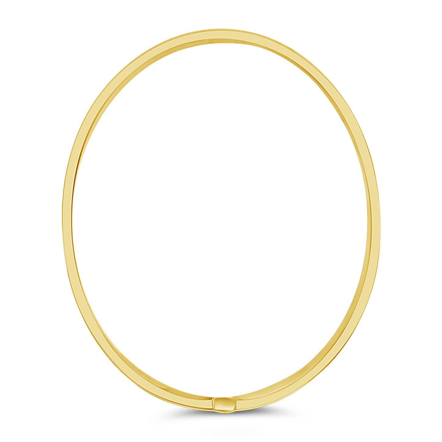 Cross-Cut 18K Yellow Gold Bangle (9052843147566)