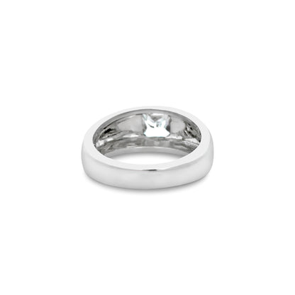 Leap of Faith 1.02ct Cushion Cross-Cut Gypsy Ring (8716476776750) (9419299225902) (9419304927534)