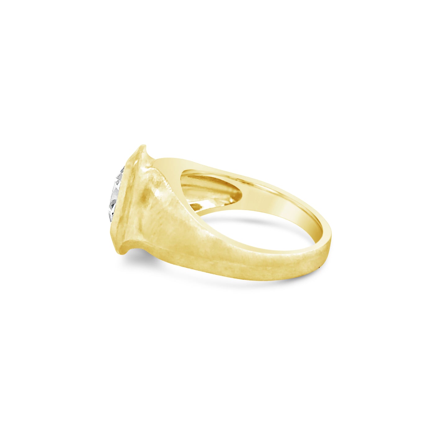 7.18ct Yellow Gold Diamond Gypsy Ring (8734100685102)