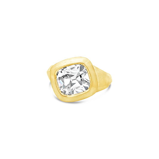 7.18ct Yellow Gold Diamond Gypsy Ring (8734100685102)