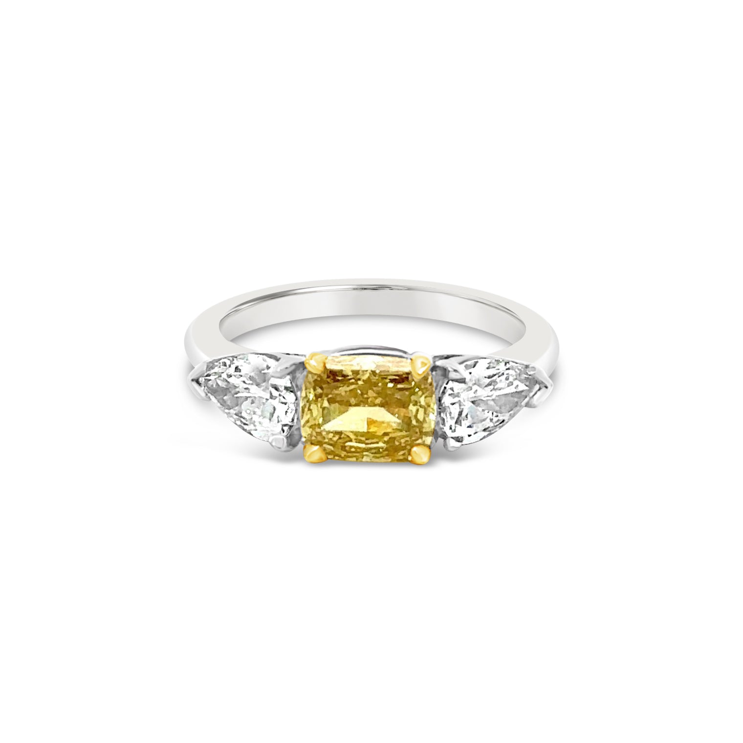 1.20ct Fancy Vivid Yellow Diamond Ring (8588827558190)