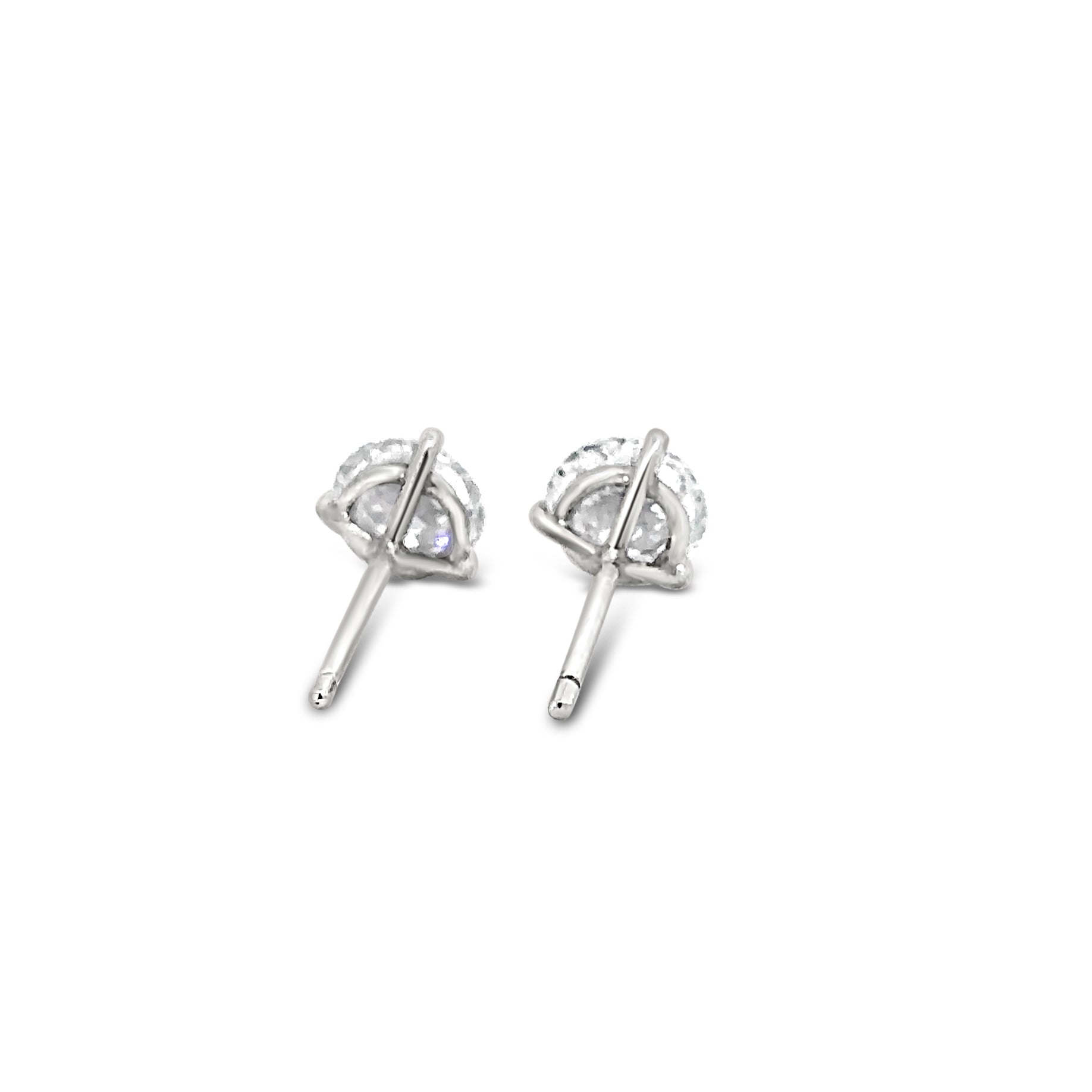 2.08ct Round Diamond Studs (8623562752302)