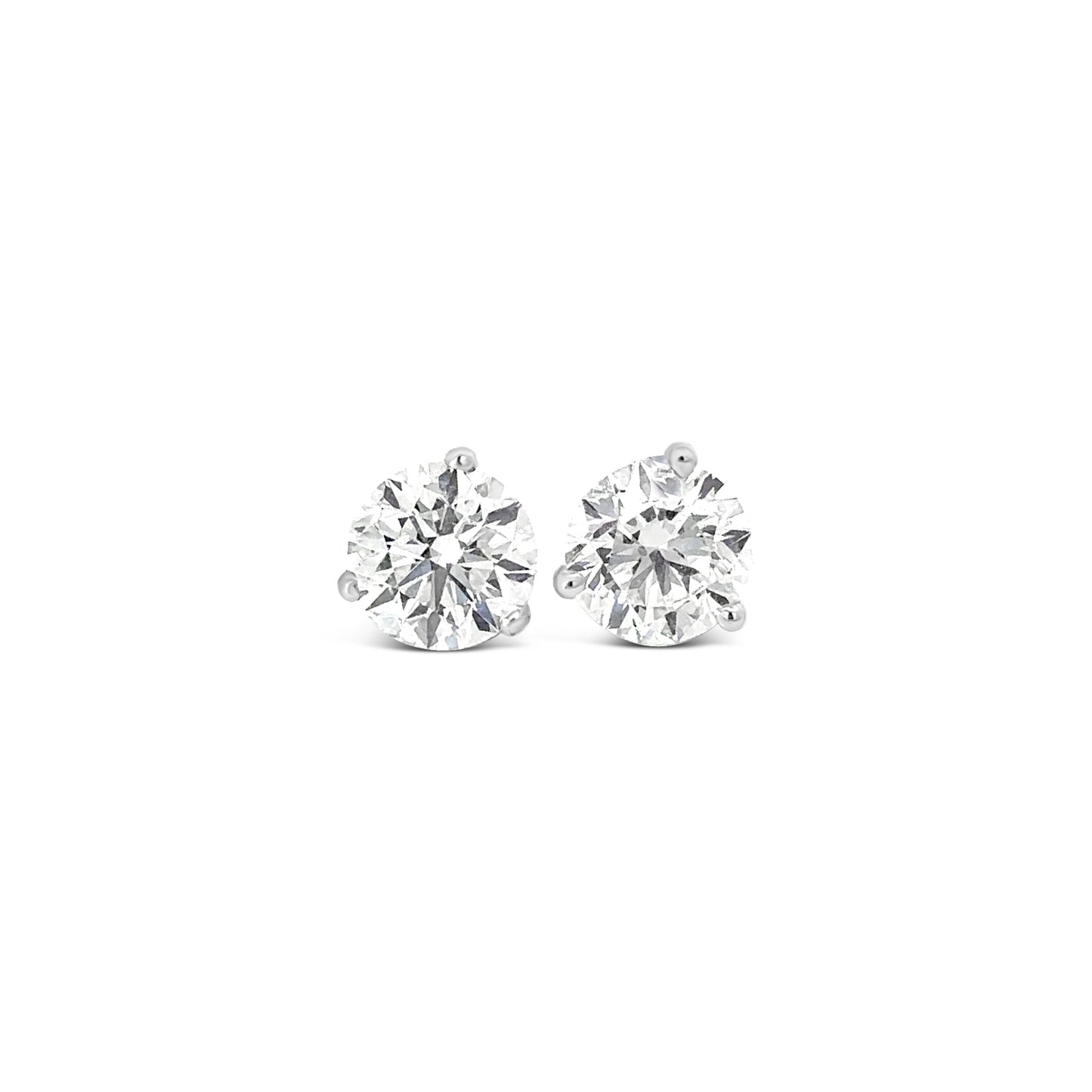 3.06ct Round Diamond Studs (8606450450734)