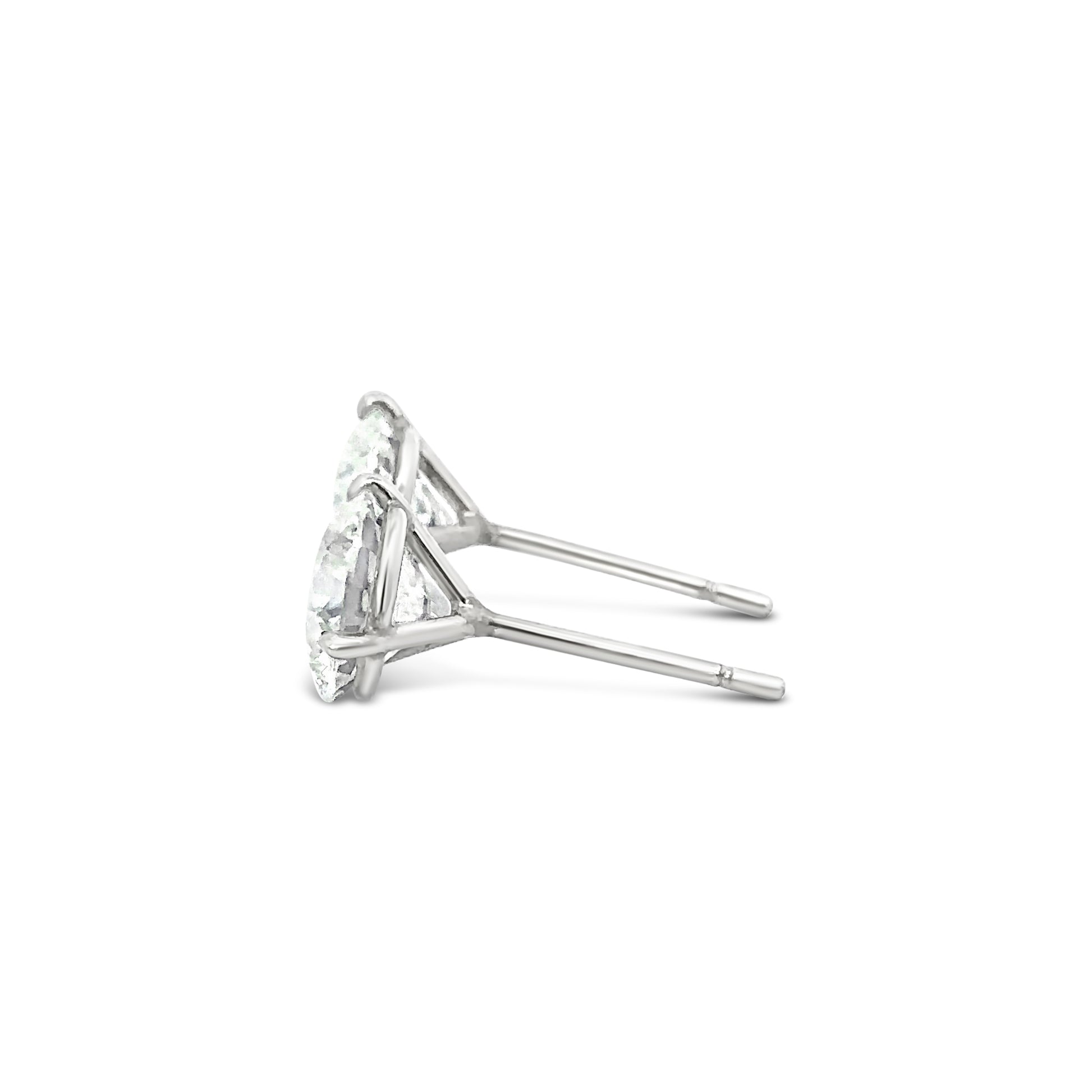 4ct Round Diamond Studs (8617455386926)