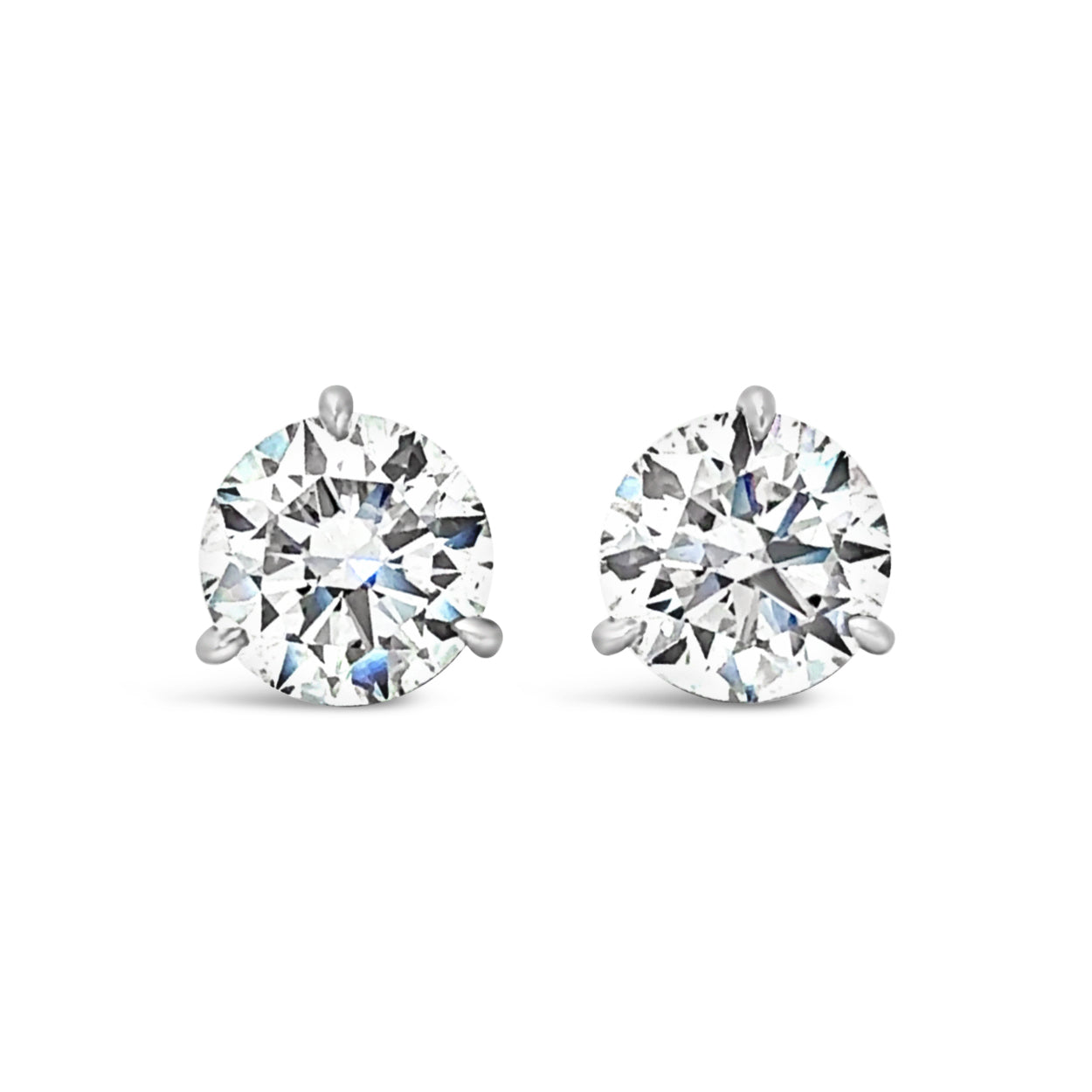 6.01ct Round Diamond Studs (8617303736622)