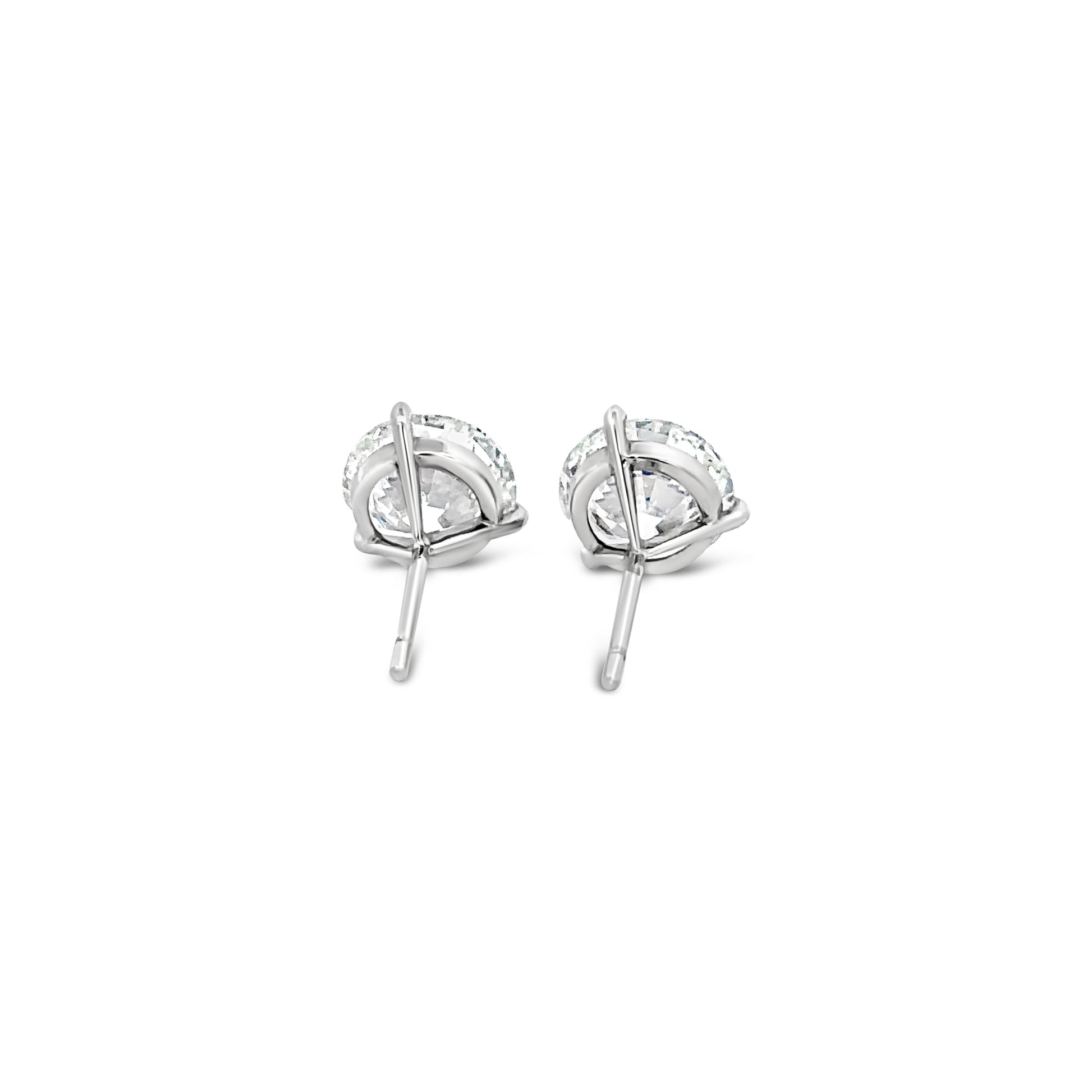 6.01ct Round Diamond Studs (8617303736622)