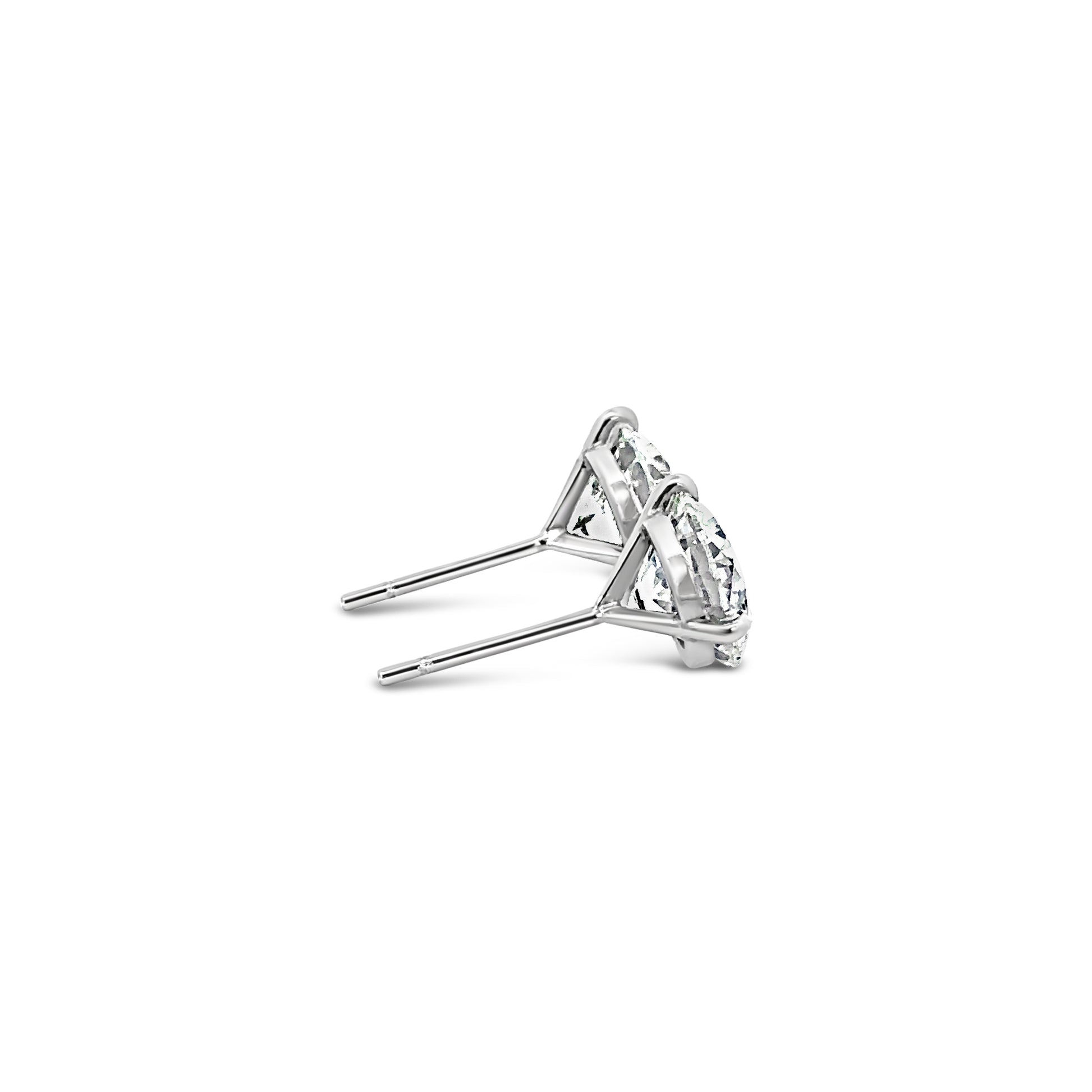 6.01ct Round Diamond Studs (8617303736622)