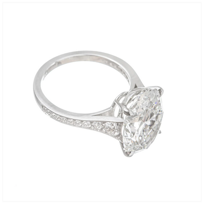 7.02 Carat Oval Brilliant Diamond Ring (9087707283758)