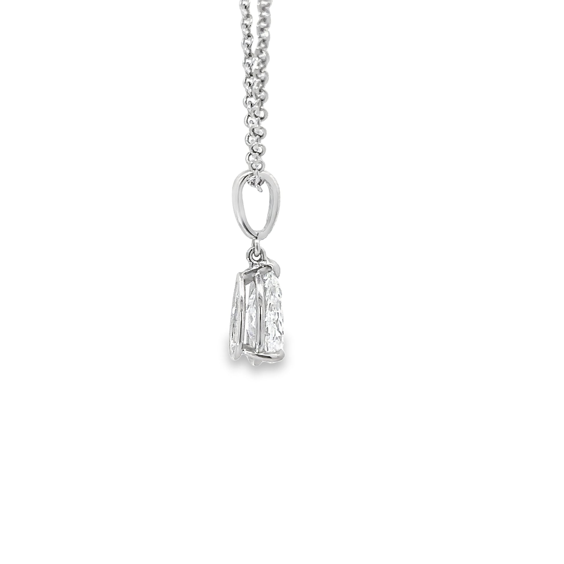 1.25 Carat Cross-Cut Kite-Cut Solitaire Diamond Pendant (9066241524014)